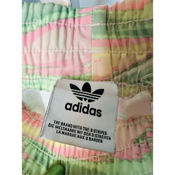 Adidas Marble Joggers Womens Medium Pastel Ankle Cuffed Track Pant Medium - Picture 6 of 6
